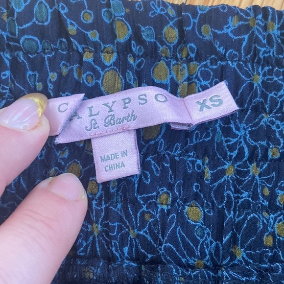 Women’s Calypso St Barth skirt. Blue. Size XS - Picture 2 of 5